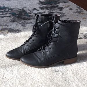 Women Black Short Boots